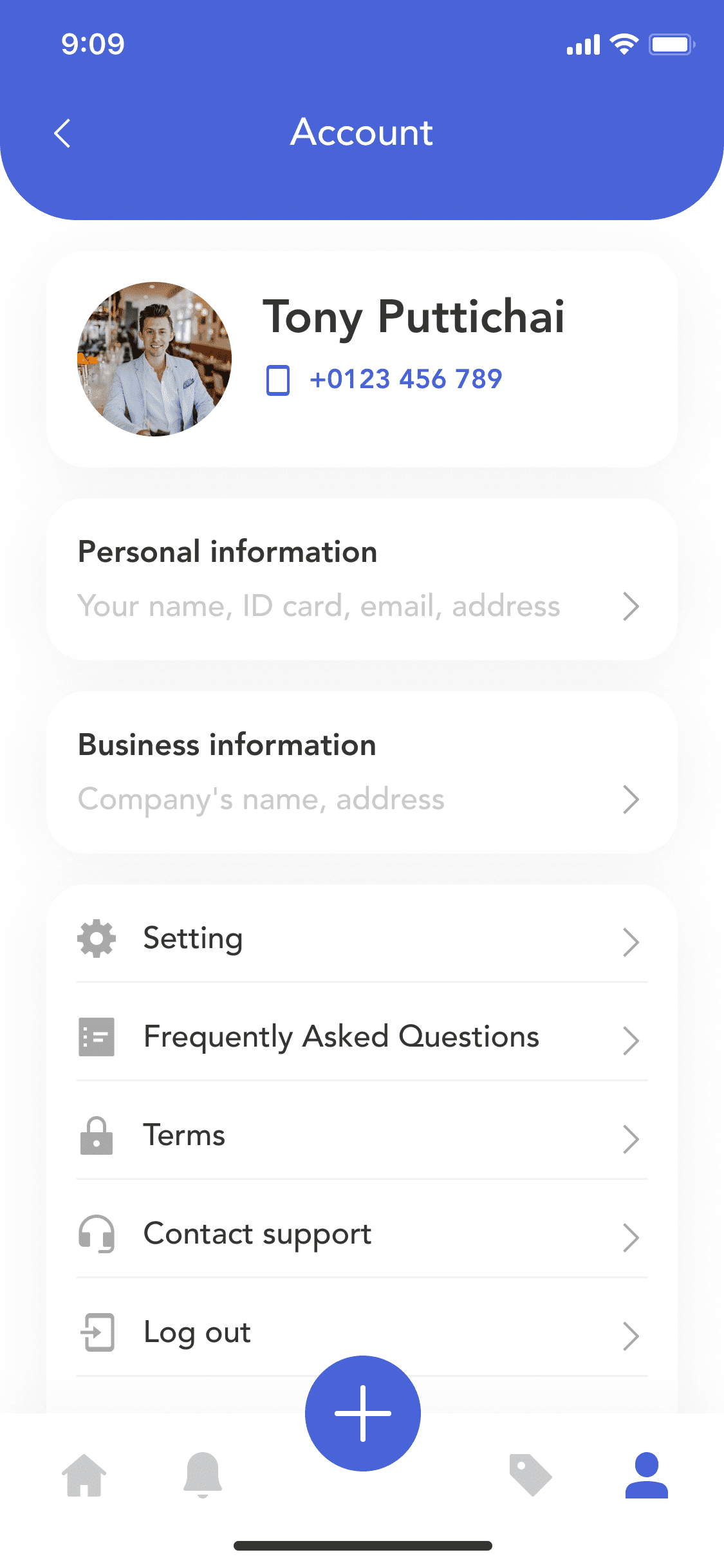 Ekran Informacje o firmie 2